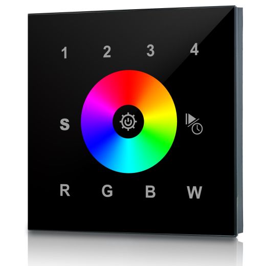welegance rgbw z4 rf wifi wireless touch panel 4 zone europa 502 nero en