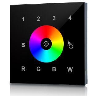 welegance rgbw z4 rf wifi wireless touch panel 4 zone europa 502 nero es