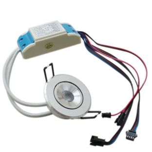 frt rgb 3w techo focos empotrable led 3 vatios pwm 12 24 voltios