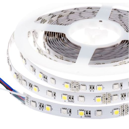 str rgbw 14w 24v smd 5050 5 meters 60 led strip 15 watts pwm 24 volts