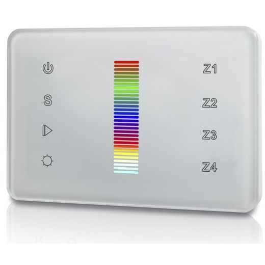 rgbw led systems welegance tek z4 rf touch panel muro 4 zone 503 italia bianco en