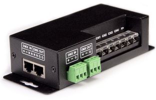 DMX512-PWM-RGBW-4x6A