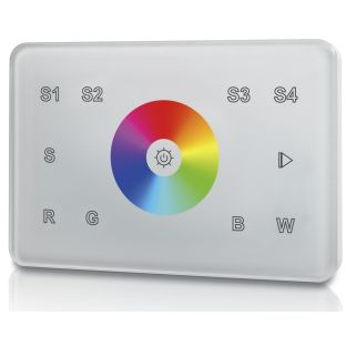 welegance rgbw z1 dmx controlador panel tacto pared 1 zona italia 503 luz tiras focos led blanco