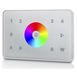 welegance rgbw z4 dmx touch panel 4 zone italia 503 bianco es
