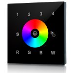 welegance rgbw z4 dmx touch panel 4 zone uk 502 nero es