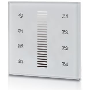 welegance tek dimm z4 dmx uk dmx rgbw led systems touch panel muro 4 zone 502 uk europe bianco