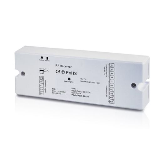 cntr rgbwa receiver repeater centraline elegance rf