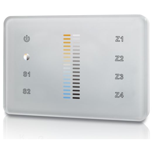 welegance tek dimm cct z4 dmx dimmer rgbw led systems touch panel muro 4 zone 503 italia bianco en
