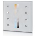 welegance tek dimm cct z4 dmx uk dimmer rgbw led systems touch panel muro 4 zone 502 uk europa bianco es