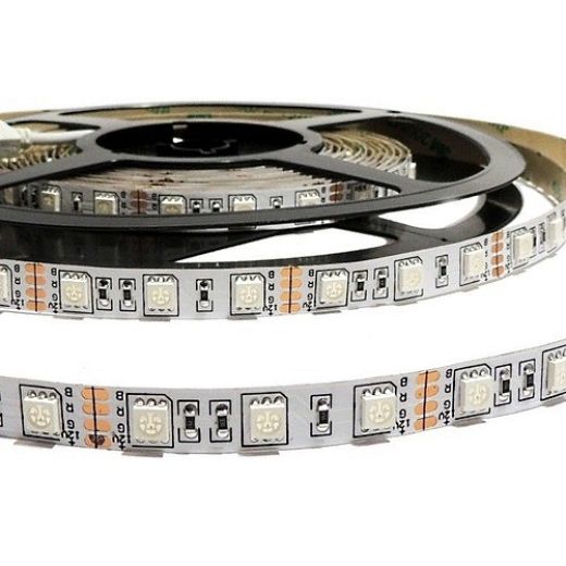 str rgb 14w 24v smd 5050 5 meters 60 led strip 15 watts pwm 24 volts