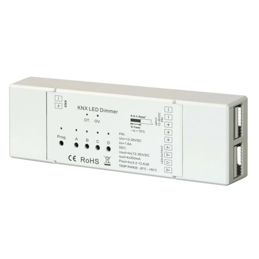 cntr rgbw knx 350 centraline elegance dimmer cct rgb
