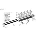 ww rgbw 144w dmx wall washer