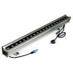 ww rgbw 160w dmx wallwasher 100 centimetri 1 metro illuminazione parete muro dmx512 150 160 watt es