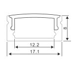 al 171 8 e accessori profili alluminio esterni