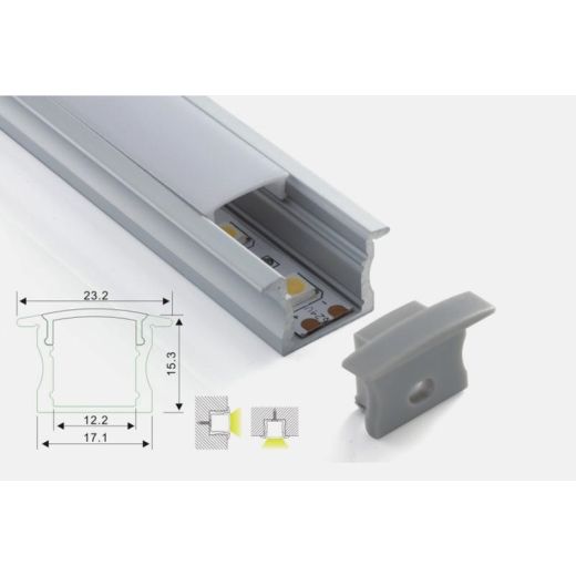 al 171 153 r accessori profili alluminio incasso