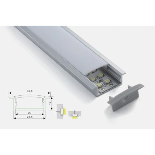 al 235 10 r accessori profili alluminio incasso