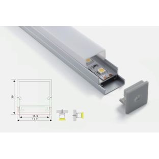 al 197 20 e accessori profili alluminio esterni