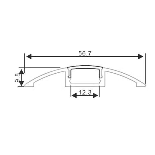 al 567 98 e accessori profili alluminio esterni
