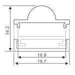 al 197 162 e accessori profili alluminio esterni