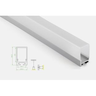 al 203 365 s accessori profili alluminio sospensione