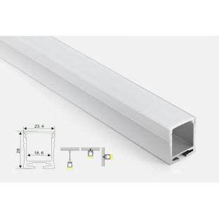 al 234 28 s accessori profili alluminio sospensione