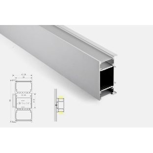 al 422 85 e accessori profili alluminio esterni