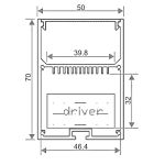 al 50 70 s accessori profili alluminio sospensione