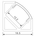 al 185 accessori profili alluminio angolari