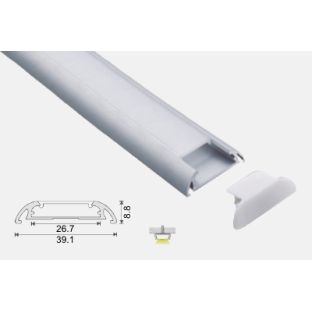 al 391 88 e accessori profili alluminio esterni