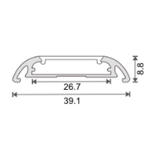 al 391 88 e accessori profili alluminio esterni