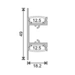 al 182 49 e accessori profili alluminio esterni