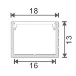 al 18 13 e accessori profili alluminio esterni
