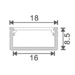 al 18 85 e accessori profili alluminio esterni