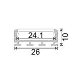 al 26 10 e accessori profili alluminio esterni
