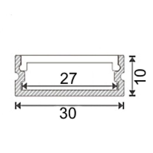 al 30 10 e accessori profili alluminio esterni