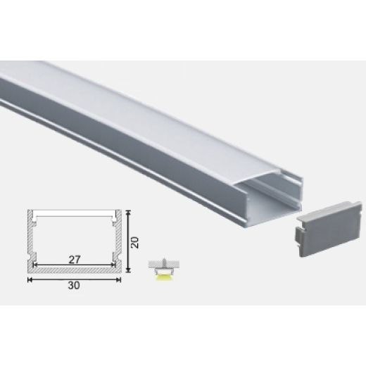 al 30 20 e accessori profili alluminio esterni