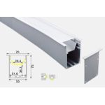 al 55 75 r accessori profili alluminio incasso