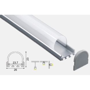 al 26 23 s1 accessori profili alluminio sospensione