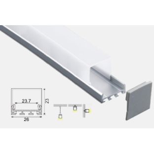 al 26 23 s2 accessori profili alluminio sospensione