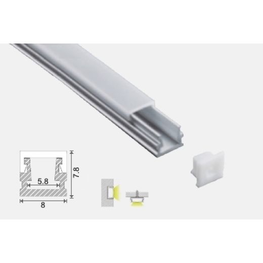 al 8 78 e accessori profili alluminio esterni