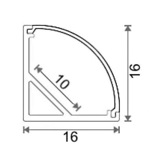 al 16 a1 accessori profili alluminio angolari