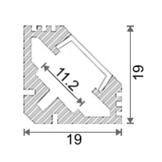 al 19 accessori profili alluminio angolari